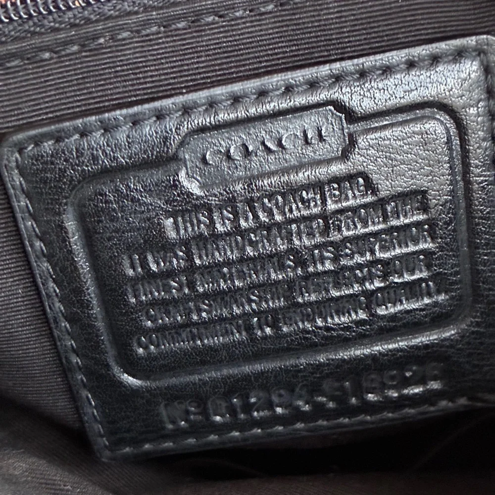 Coach Black Signature Crossbody Bag